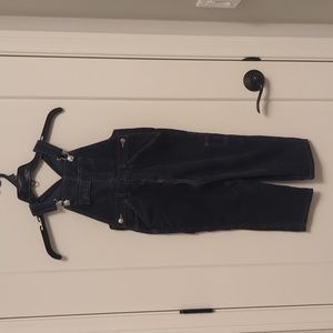 Gap boys navy corduroy overalls 3T